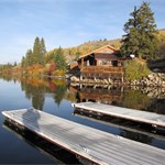 Half Moon Lake Lodge view from Dock