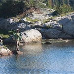 Fishing at Baldy Lk