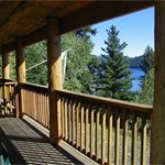 Cabin Deck with Lake View